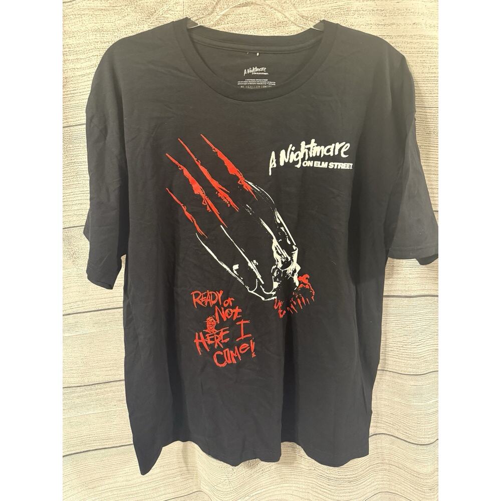 A Nightmare On Elm Street Tshirt Ready Or Not Here I Come Freddy Extra Large